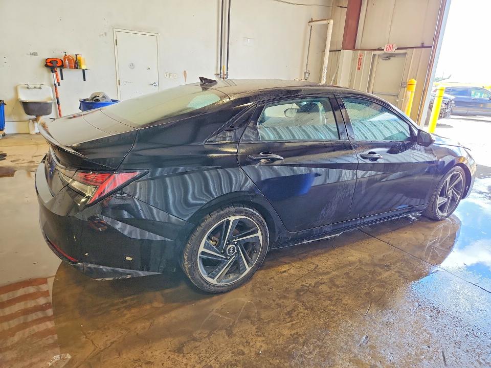 2021 Hyundai Elantra VIN KMHLR4AF4MU153200 COPART salvage auction — MECHANICAL, Wv - Certificate Of Title, sold $1,600 on 2026-07-28 (photo 3)