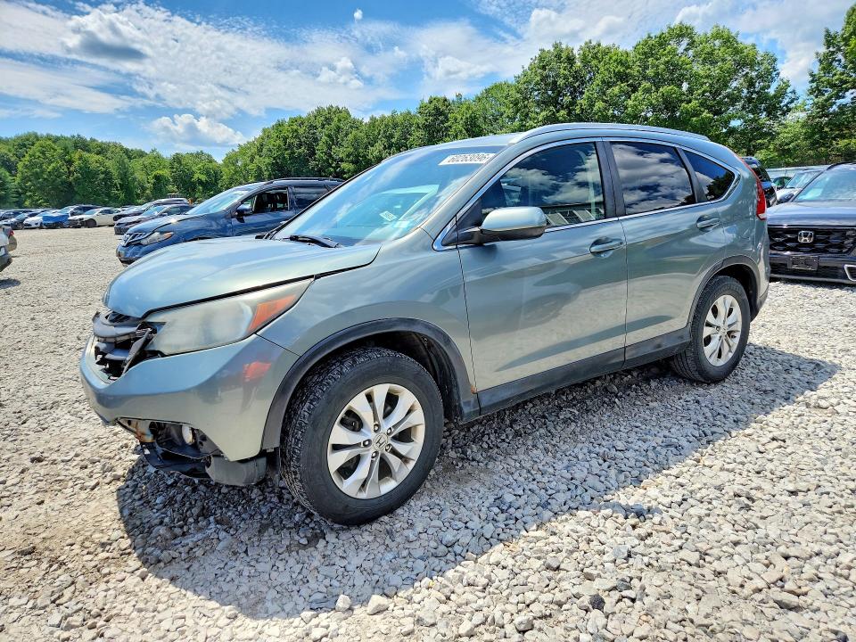2012 Honda Cr-v VIN JHLRM4H75CC020092 COPART salvage auction — FRONT END, Salvage Title, sold $125 on 2026-07-22 (photo 1)