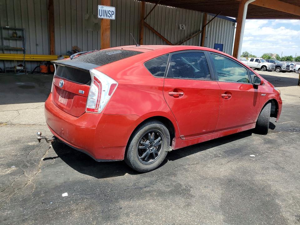 2013 Toyota Prius VIN JTDKN3DU6D5643146 COPART salvage auction — FRONT END, Fl - Derelict Vehicle Certificate (P), sold $1,100 on 2026-07-30 (photo 3)