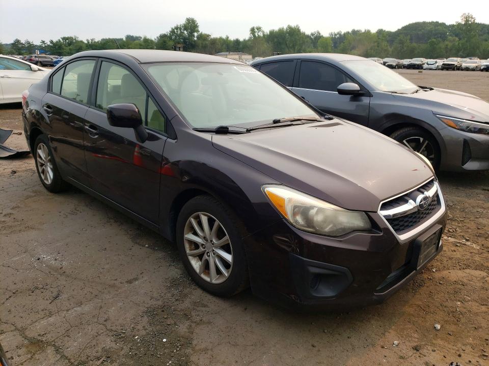 2013 Subaru Impreza VIN JF1GJAC60DH021560 COPART salvage auction — SIDE, CT - CERT OF TITLE-SALVAGE, sold $450 on 2026-07-28 (photo 4)