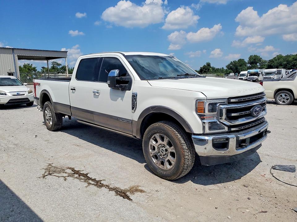 2021 Ford F350 VIN 1FT8W3BT7MEE06425 COPART salvage auction — SIDE, Az - Cert Of Title - Salvage, sold $18,000 on 2026-07-09 (photo 4)