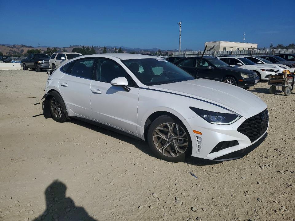 2022 Hyundai Sonata VIN KMHL64JA4NA174922 COPART salvage auction — REAR END, Ca - Salvage Certificate, sold $125 on 2026-07-21 (photo 4)