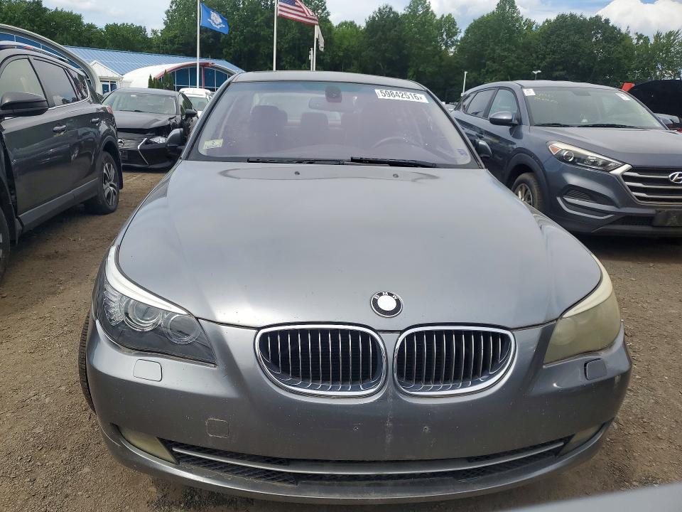 2008 BMW 5 series VIN WBANV93528CZ60978 COPART salvage auction — MINOR DENT/SCRATCHES, MA - CERTIFICATE OF TITLE, sold $975 on 2026-07-31 (photo 5)