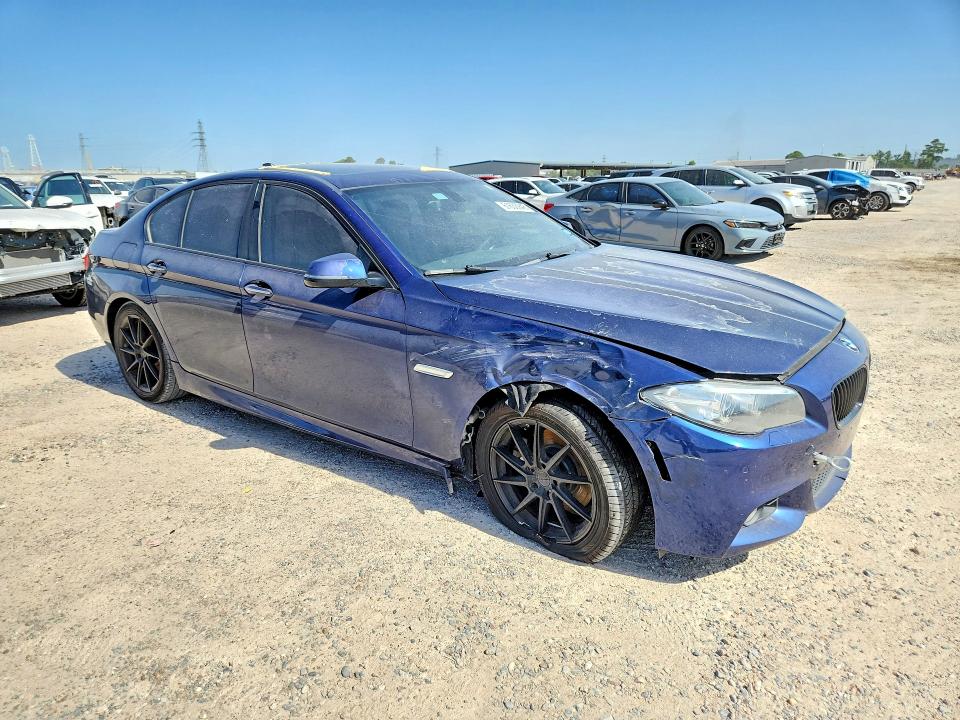 2016 BMW 5er VIN WBA5A5C58GG351289 COPART salvage auction — FRONT END, Tx - Certificate Of Title, sold $1,500 on 2026-08-11 (photo 4)