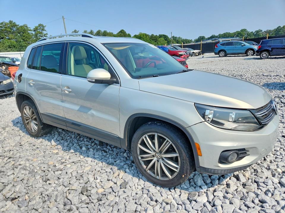 2012 Volkswagen Tiguan VIN WVGAV7AX0CW536955 COPART salvage auction — FRONT END, Ga - Certificate Of Title, sold $250 on 2026-08-04 (photo 4)