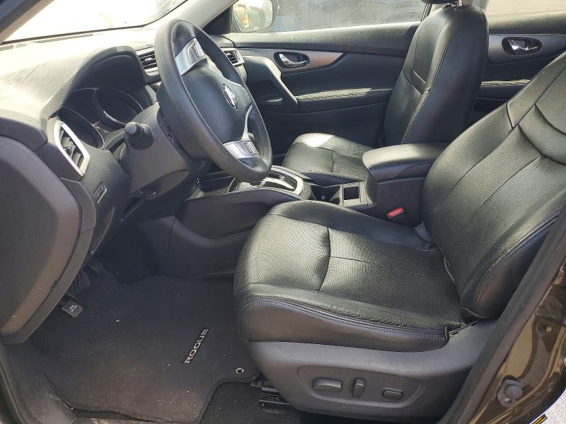 2016 Nissan Rogue VIN KNMAT2MV6GP648568 COPART salvage auction — FRONT END, Ca - Dis/Dlr/Exp Only Lien Papers, sold $950 on 2026-07-22 (photo 7)
