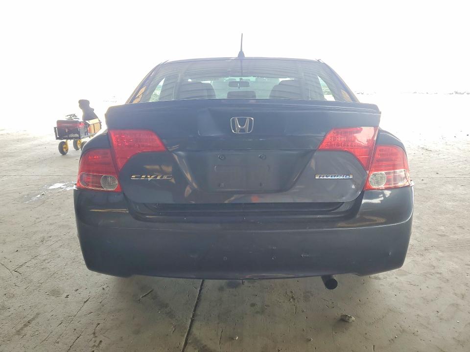 2008 Honda Civic VIN JHMFA36298S010672 COPART salvage auction — REAR END, Ca - Salvage Certificate, sold $625 on 2026-07-30 (photo 6)