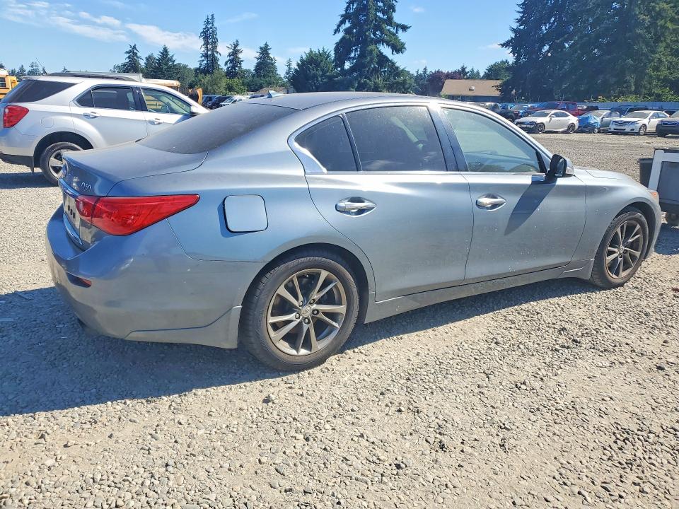 2017 Infiniti Q50 VIN JN1EV7AP1HM741387 COPART salvage auction — ROOF, WA - BILL OF SALE, sold $2,750 on 2026-07-24 (photo 3)