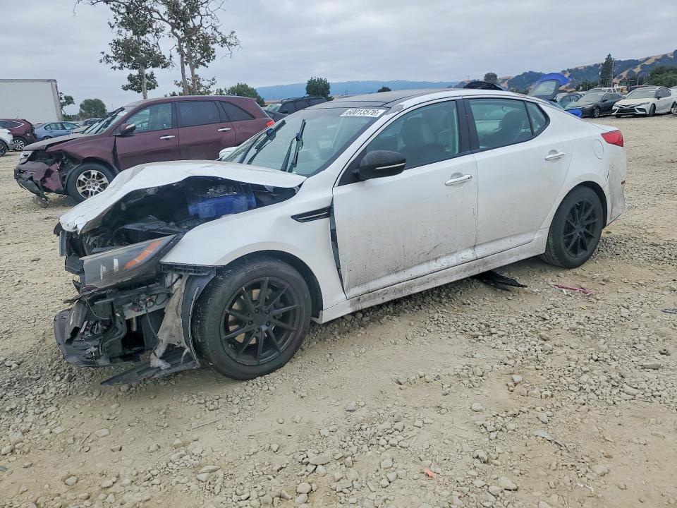 2014 Kia VIN 5XXGN4A7XEG348283 COPART salvage auction — FRONT END, Ca - Salvage Certificate, sold $250 on 2026-07-23 (photo 1)