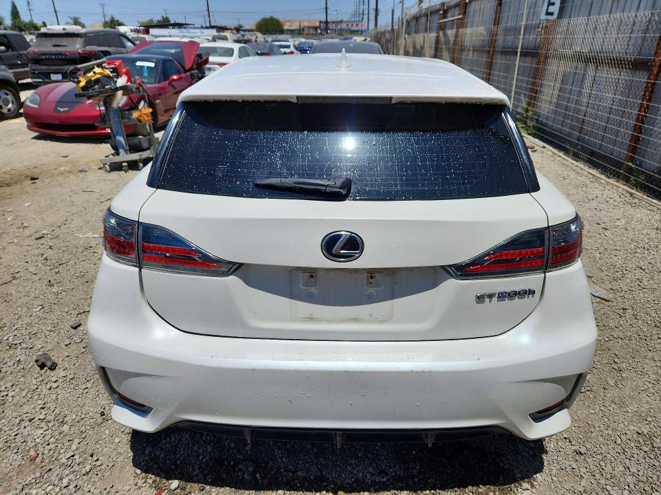2015 Lexus Ct 200 VIN JTHKD5BH8F2225534 COPART salvage auction — FRONT END, Ca - Salvage Certificate, sold $3,550 on 2026-07-30 (photo 6)