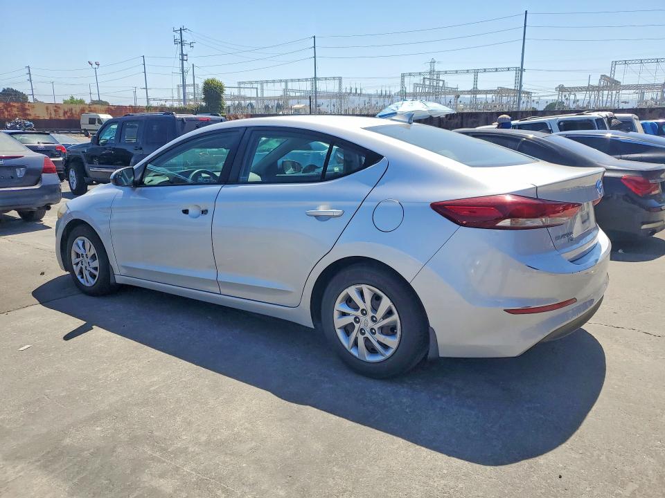 2017 Hyundai Elantra VIN KMHD74LF0HU429630 COPART salvage auction — VANDALISM, Ca - Salvage Certificate, sold $525 on 2026-07-22 (photo 2)