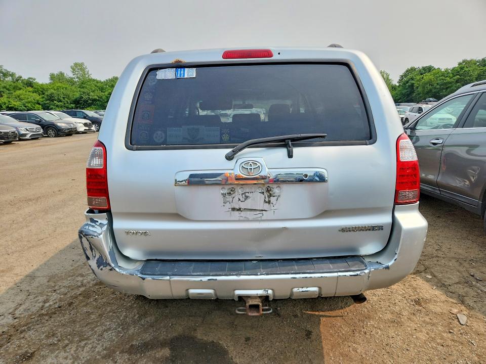 2007 Toyota 4runner VIN JTEBU14R278093400 COPART salvage auction — REAR END, CT - CERTIFICATE OF TITLE, sold $500 on 2026-07-24 (photo 6)