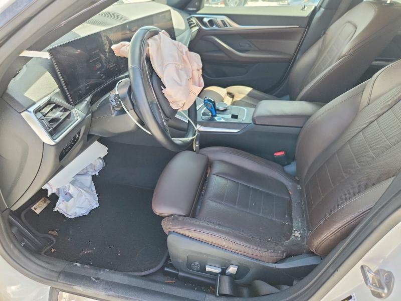 2023 BMW I4 VIN WBY43AW0XPFP64322 COPART salvage auction — FRONT END, GA - CERTIFICATE OF TITLE (P), sold $275 on 2026-07-28 (photo 7)