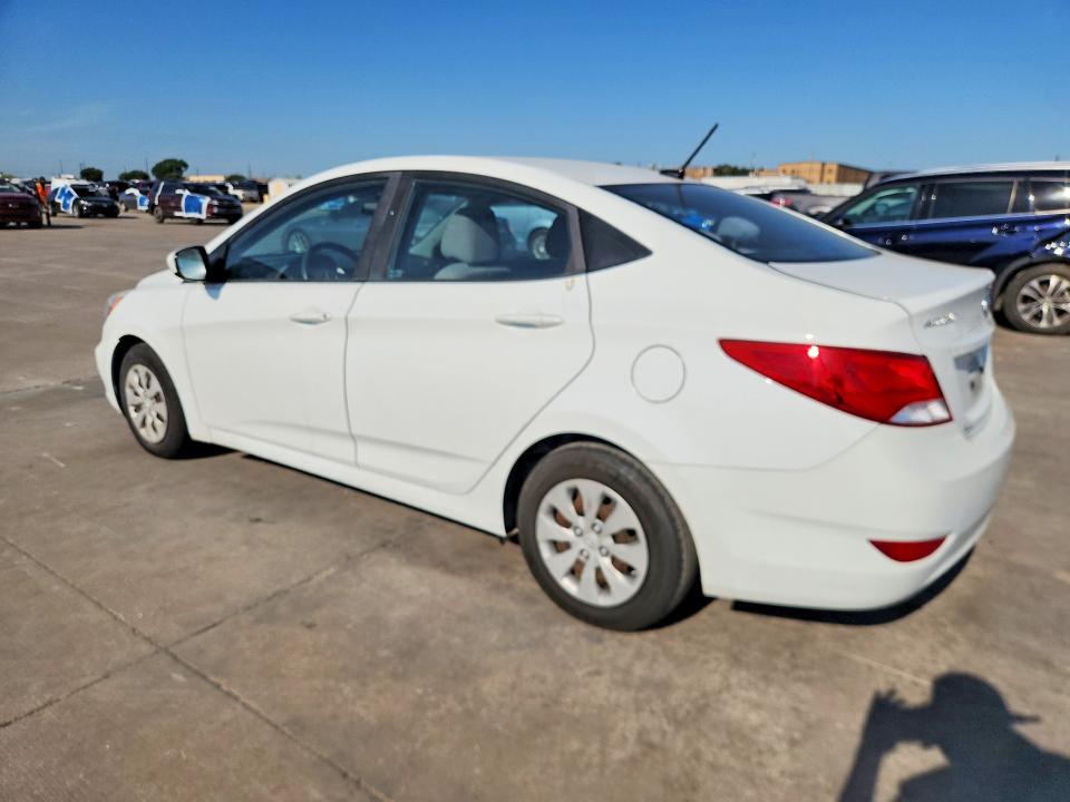 2016 Hyundai Accent VIN KMHCT4AE5GU075832 COPART salvage auction — NORMAL WEAR, Tx - Certificate Of Title, sold $350 on 2026-07-23 (photo 2)