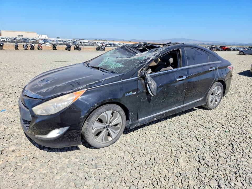 2014 Hyundai Sonata VIN KMHEC4A48EA106988 COPART salvage auction — ROLLOVER, Ca - Salvage Certificate, sold $275 on 2026-07-23 (photo 1)