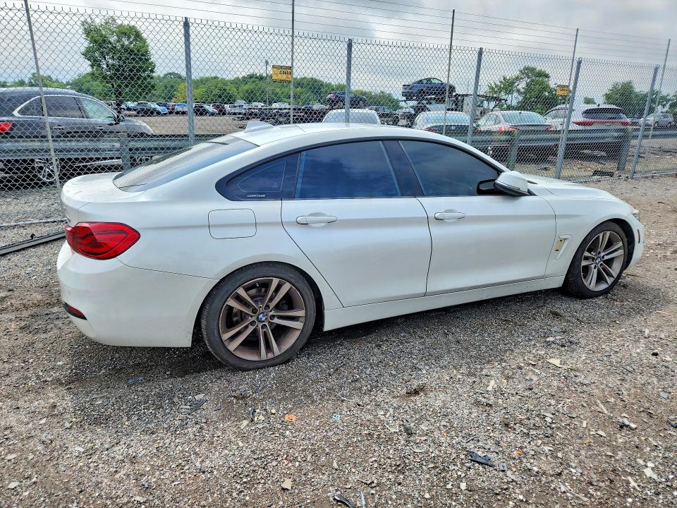 2018 BMW 4er VIN WBA4J1C55JBM11103 COPART salvage auction — SIDE, Md - Cert Of Salvage > 75% Damage, sold $125 on 2026-08-20 (photo 3)