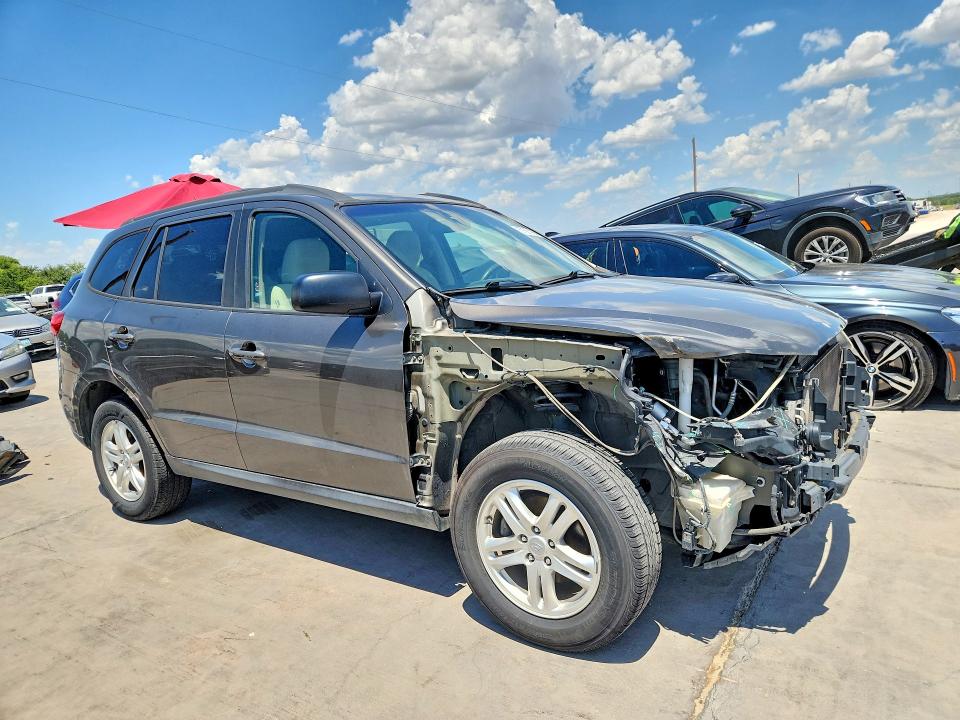 2012 Hyundai Santa fe VIN 5XYZGDAB2CG124960 COPART salvage auction — FRONT END, Tx - Salvage Vehicle Title, sold $1,600 on 2026-07-20 (photo 4)