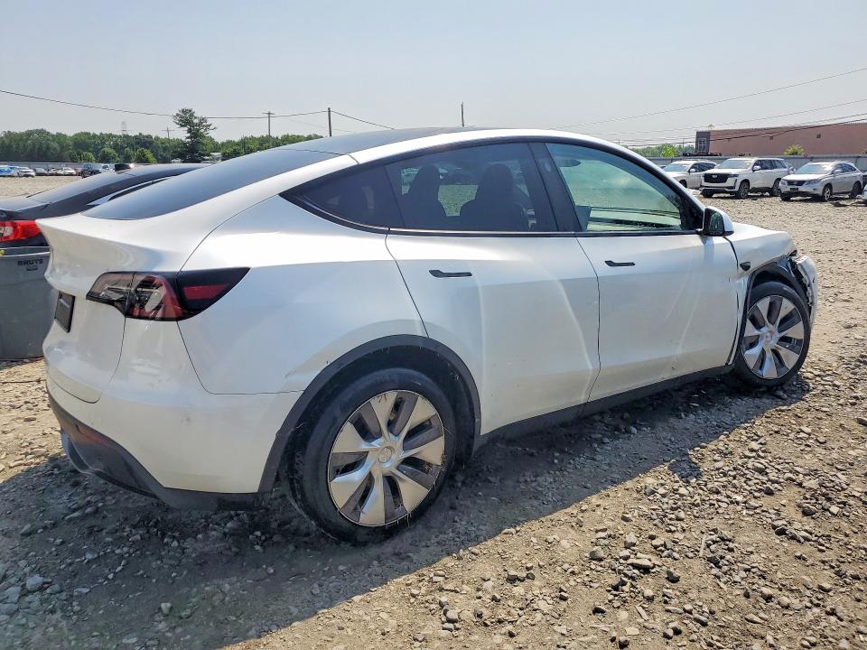 2024 Tesla Model y VIN 7SAYGDEDXRF084220 COPART salvage auction — FRONT END, Nj - Cert Of Title-Salvage, sold $13,500 on 2026-07-13 (photo 3)