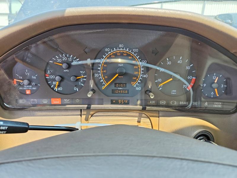 1995 Mercedes-benz S class VIN WDBGA43E8SA277159 COPART salvage auction — NORMAL WEAR, PA - CERT OF TITLE, sold $3,100 on 2026-07-24 (photo 9)