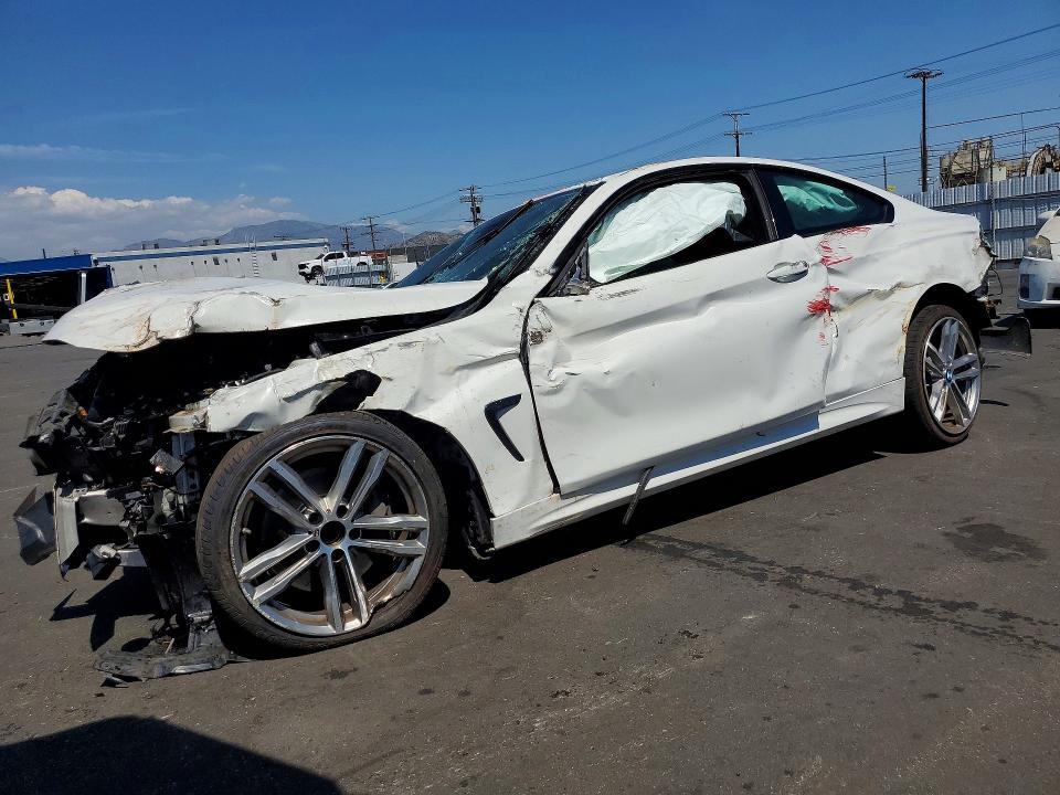 2018 BMW 4er VIN WBA4W7C55JAB87943 COPART salvage auction — ROLLOVER, Ca - Salvage Certificate, sold $550 on 2026-08-10 (photo 1)