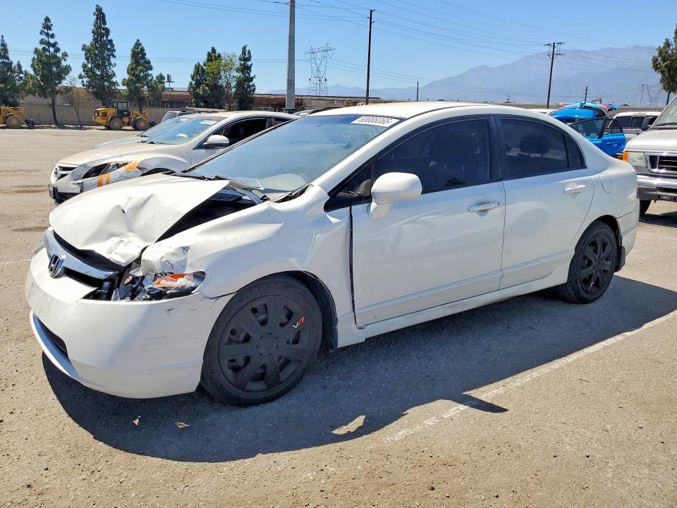 2007 Honda Civic VIN JHMFA16517S009528 COPART salvage auction — FRONT END, Ca - Salvage Certificate, sold $150 on 2026-07-21 (photo 1)