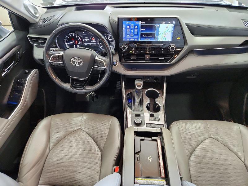 2021 Toyota Highlander VIN 5TDFZRBH2MS086163 COPART salvage auction — SIDE, VA - CERT OF TITLE - SALVAGE, sold $525 on 2026-07-31 (photo 8)