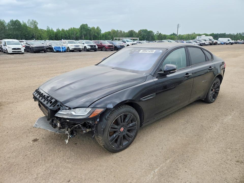 2017 Jaguar Xf VIN SAJBJ4BV2HCY40766 COPART salvage auction — FRONT END, ON - PERMIT NO BRAND - UNFIT, sold $2,500 on 2026-07-23 (photo 1)