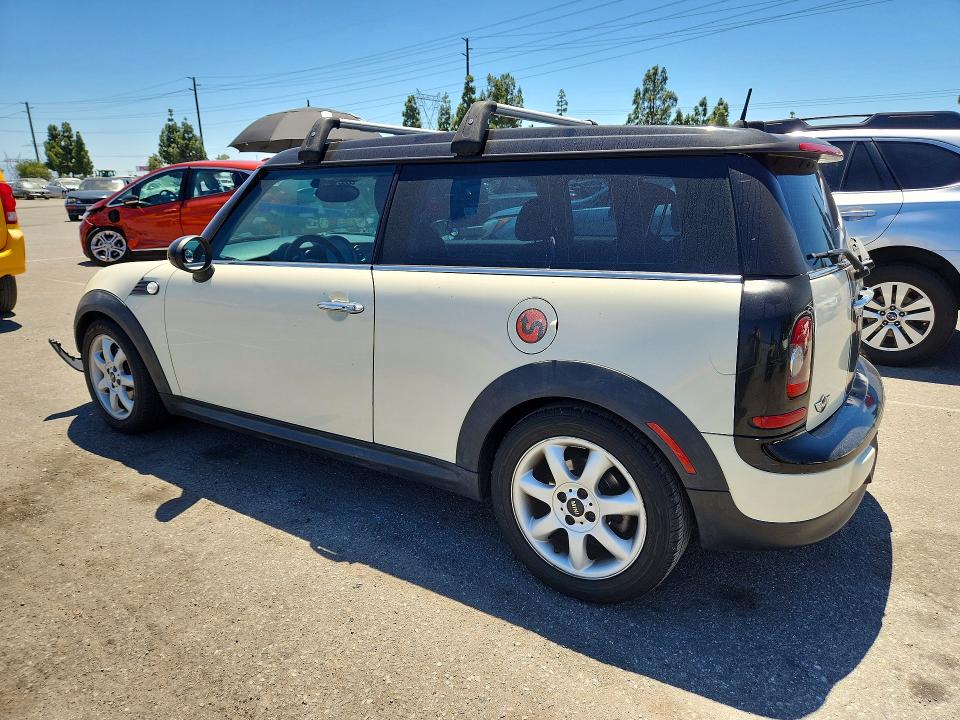 2009 Mini Cooper clubman VIN WMWML33569TX33163 COPART salvage auction — FRONT END, Ca - Dis/Dlr/Exp Only Clean Title, sold $250 on 2026-07-14 (photo 2)
