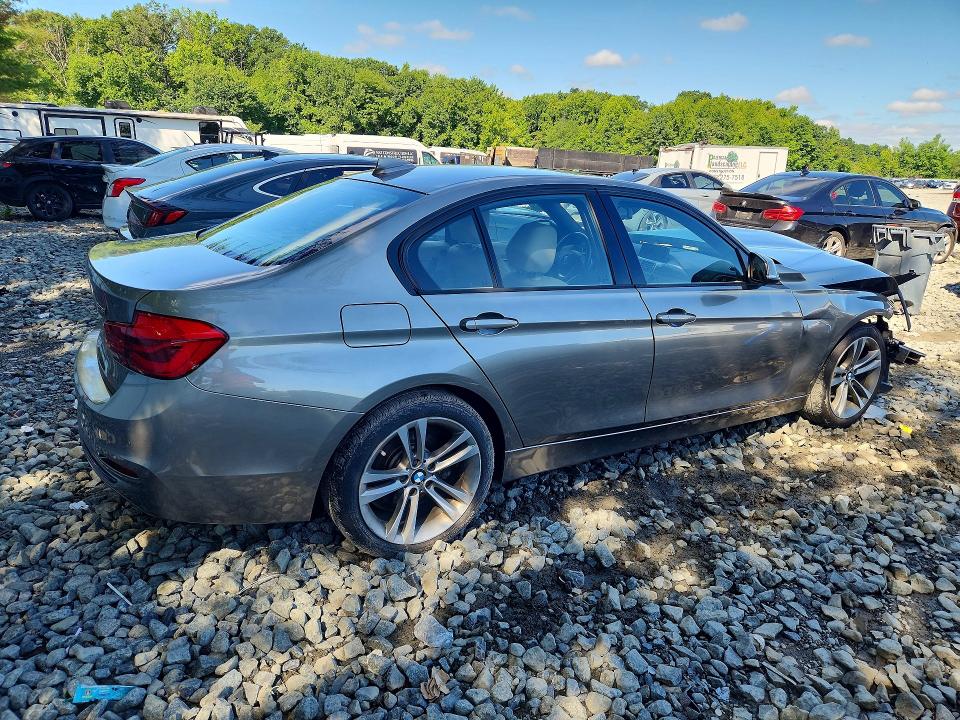 2016 BMW 3er VIN WBA8E3G53GNU01656 COPART salvage auction — FRONT END, Nj - Cert Of Title-Salvage, sold $1,500 on 2026-08-12 (photo 3)