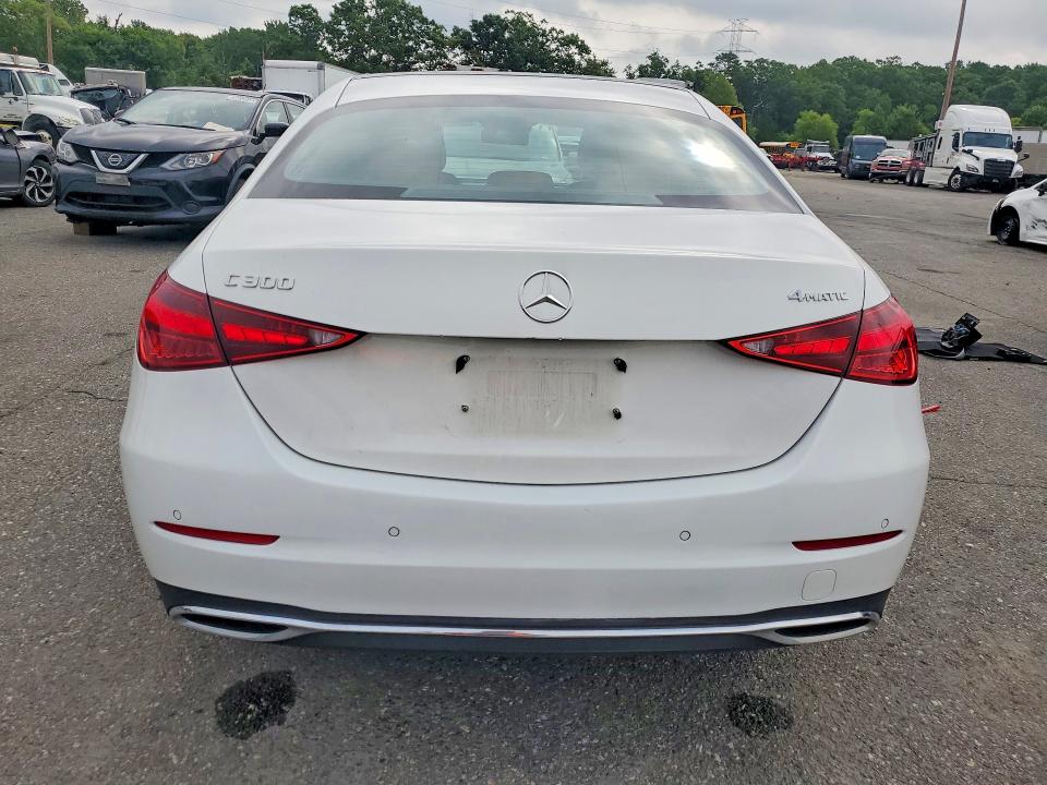 2025 Mercedes-benz C class VIN W1KAF4HB0SR255509 COPART salvage auction — FRONT END, FL - CERTIFICATE OF TITLE, sold $9,500 on 2026-07-27 (photo 6)