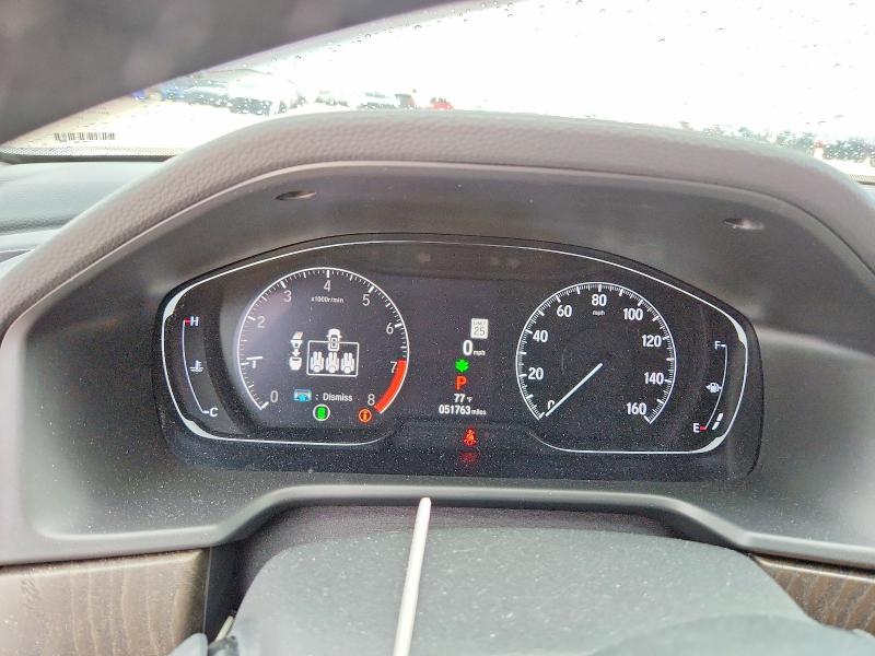 2021 Honda Accord VIN 1HGCV2F94MA008149 COPART salvage auction — FRONT END, Tx - Salvage Vehicle Title, sold $6,100 on 2026-08-06 (photo 9)