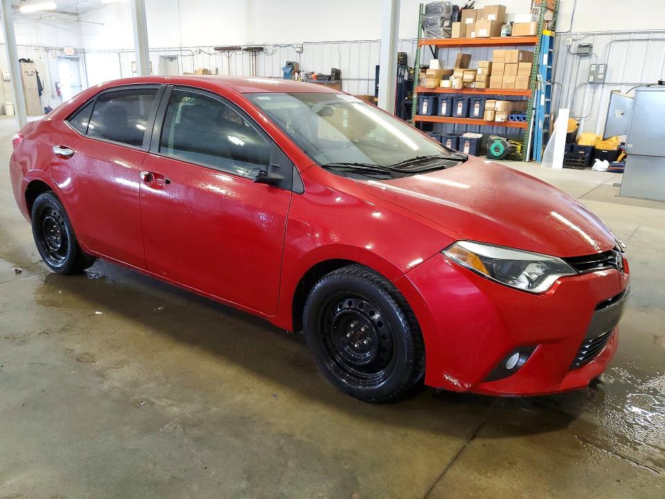 2015 Toyota Corolla VIN 5YFBURHE3FP209958 COPART salvage auction — REAR END, Mn - Cert Of Title-Prior Salvage, sold $1,650 on 2026-07-27 (photo 4)