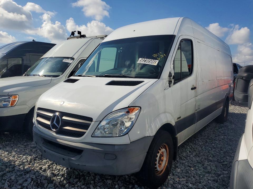 2012 Mercedes-benz Sprinter VIN WD3PE8CB8C5704671 COPART salvage auction — FRONT END, Fl - Certificate Of Title, sold $1 on 2026-07-28 (photo 1)
