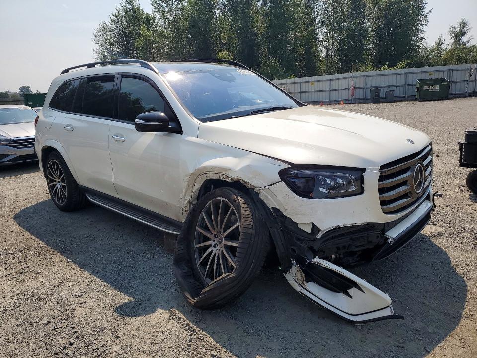 2024 Mercedes-benz Gls-klasse VIN 4JGFF5KEXRB124899 COPART salvage auction — FRONT END, Wa - Bill Of Sale, sold $38,250 on 2026-08-17 (photo 4)