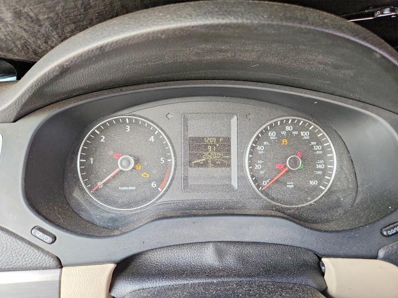2014 Volkswagen Jetta VIN 3VWLL7AJ5EM416888 COPART salvage auction — FRONT END, Tx - Certificate Of Title, sold $750 on 2026-08-09 (photo 9)