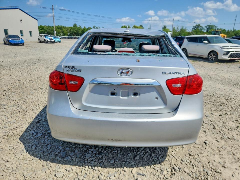 2010 Hyundai Elantra VIN KMHDU4AD9AU944092 COPART salvage auction — ROOF, Ma - Cert Of Title-Reconstrctd Coll, sold $400 on 2026-07-15 (photo 6)