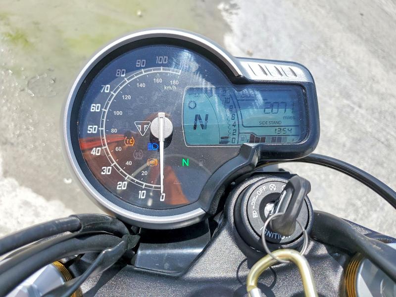 2025 Triumph motorcycle Speed VIN SMTT127YXSNA33891 COPART salvage auction — FRONT END, FL - CERT OF TITLE SLVG REBUILDABLE, sold $1,100 on 2026-07-31 (photo 7)