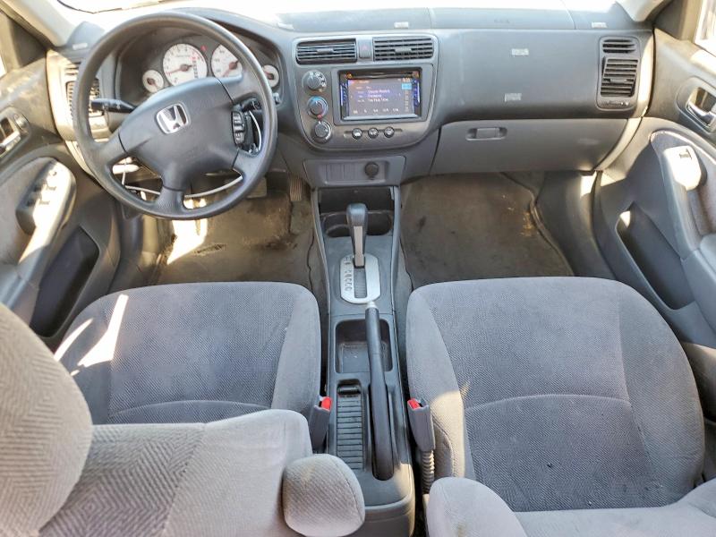2002 Honda Civic VIN 2HGES26852H532403 COPART salvage auction — FRONT END, Ca - Salvage Certificate, sold $200 on 2026-07-31 (photo 8)