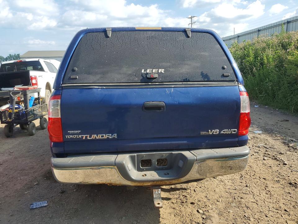 2006 Toyota Tundra VIN 5TBDT44166S503856 COPART salvage auction — FRONT END, MI - CERTIFICATE OF TITLE, sold $825 on 2026-07-29 (photo 6)