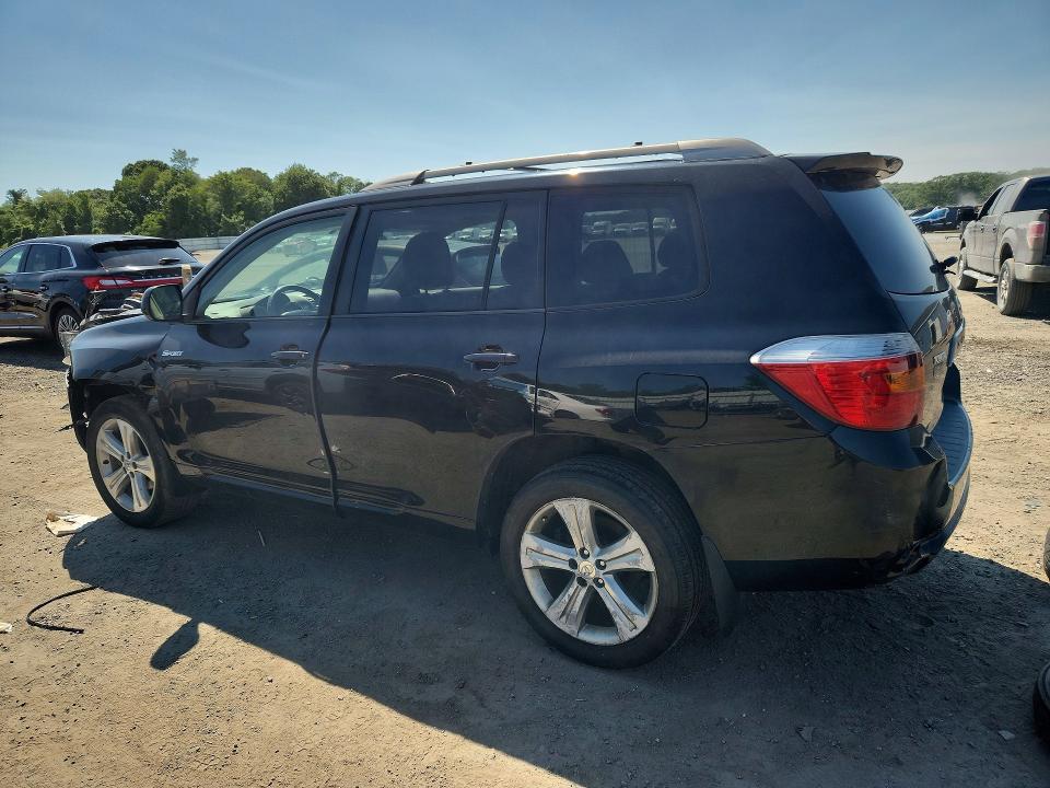 2008 Toyota Highlander VIN JTEES43A882072359 COPART salvage auction — FRONT END, Ma - Certificate Of Title, sold $125 on 2026-07-29 (photo 2)