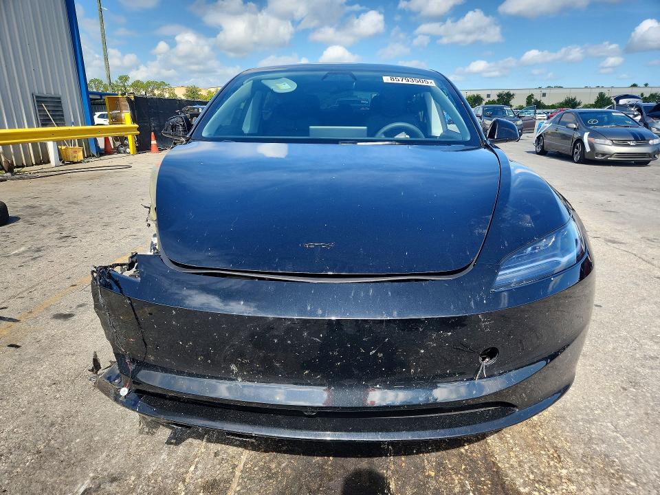 2026 Tesla VIN 5YJ3E1EA8TF155455 COPART salvage auction — FRONT END, Fl - Certificate Of Destruction, sold $10,600 on 2026-09-10 (photo 5)