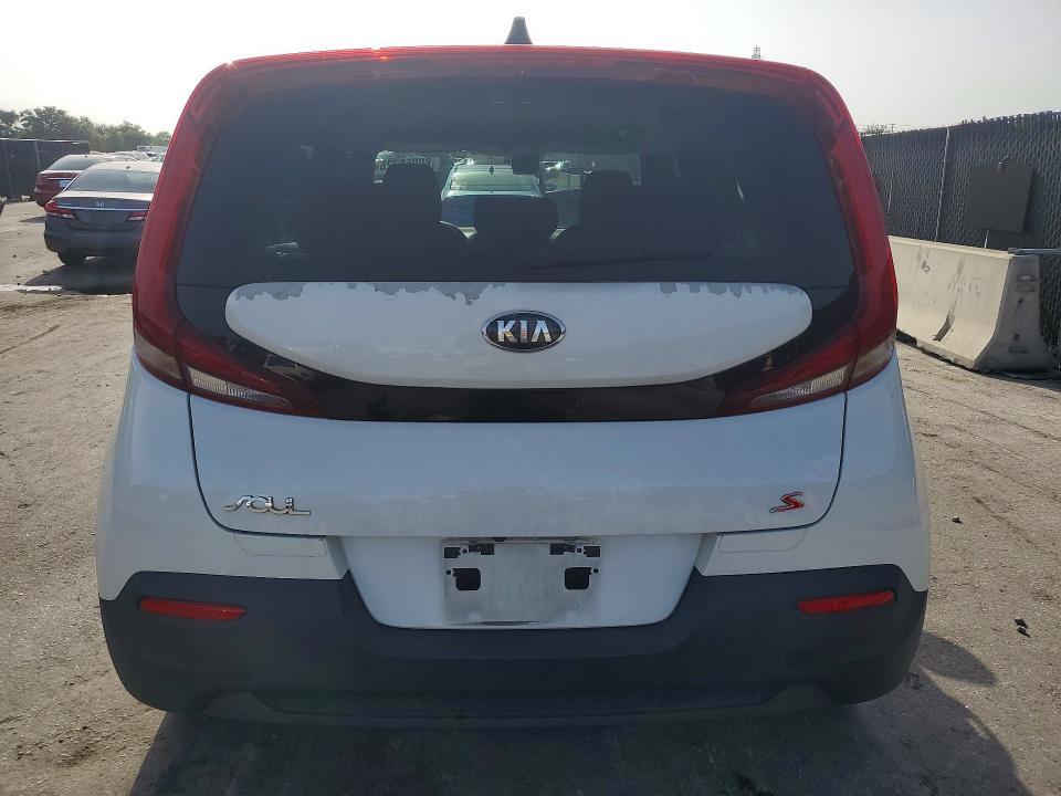 2020 Kia Soul VIN KNDJ23AU9L7003735 COPART salvage auction — FRONT END, Fl - Certificate Of Destruction, sold $1,950 on 2026-07-21 (photo 6)