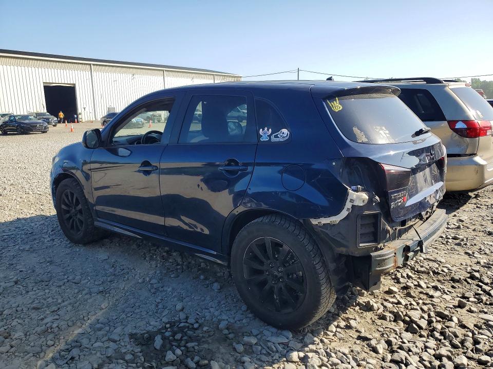2011 Mitsubishi Outlander sport VIN JA4AR4AU8BZ009573 COPART salvage auction — REAR END, Pa - Certificate Of Salvage, sold $625 on 2026-07-13 (photo 2)