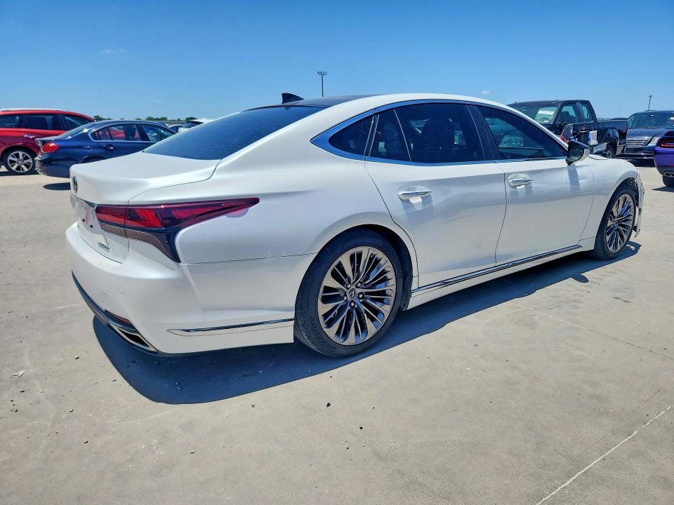 2022 Lexus Ls 500 VIN JTHD51FF5N5017163 COPART salvage auction — FRONT END, TX - SALVAGE VEHICLE TITLE (P), sold $27,000 on 2026-07-27 (photo 3)