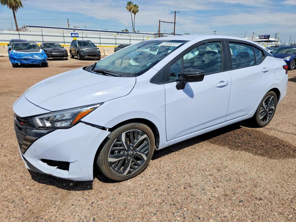 2025 Nissan Versa VIN 3N1CN8FV3SL835583 COPART salvage auction — SIDE, Az - Certificate Of Title (P), sold $10,300 on 2026-07-27 (photo 1)