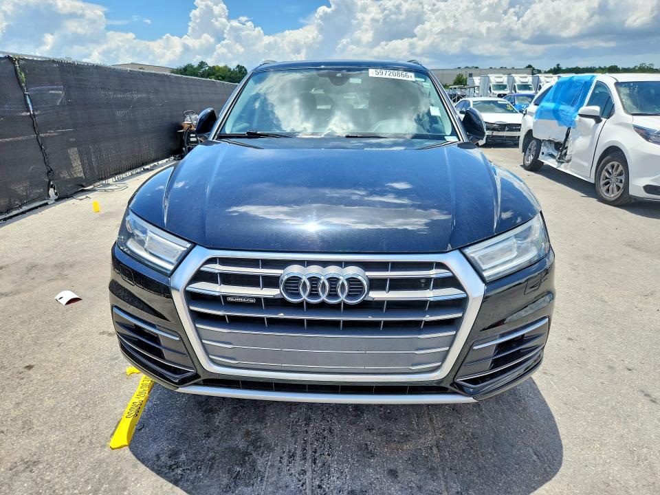 2018 Audi Q5 VIN WA1ANAFY3J2090401 COPART salvage auction — MINOR DENT/SCRATCHES, Fl - Cert Of Title Slvg Rebuildable, sold $25 on 2026-07-30 (photo 5)