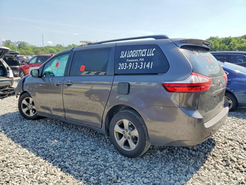 2017 Toyota Sienna VIN 5TDKZ3DC1HS820648 COPART salvage auction — FRONT END, Ma - Cert Of Title-Salvage, sold $1,750 on 2026-07-16 (photo 2)