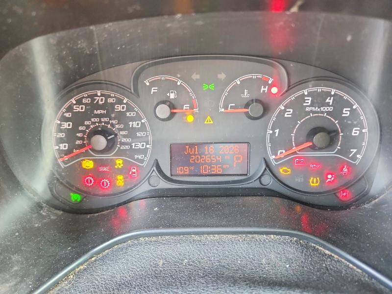 2016 Ram Promaster city VIN ZFBERFAT8G6B55075 COPART salvage auction — FRONT END, VA - CERT OF TITLE - SALVAGE, sold $800 on 2026-08-05 (photo 9)