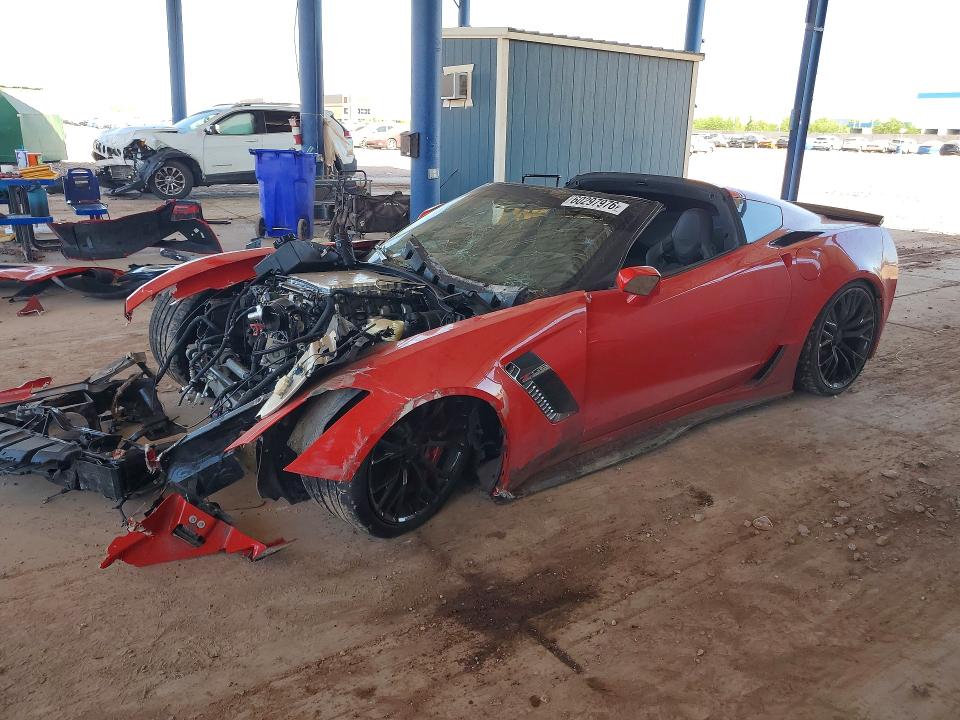 2016 Chevrolet Corvette VIN 1G1YT2D64G5604466 — COPART salvage auction photo