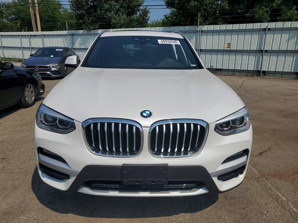 2020 BMW X3 VIN 5UXTY5C0XL9B70687 COPART salvage auction — SIDE, OH - CERT OF TITLE-SALVAGE, sold $5,400 on 2026-07-24 (photo 5)